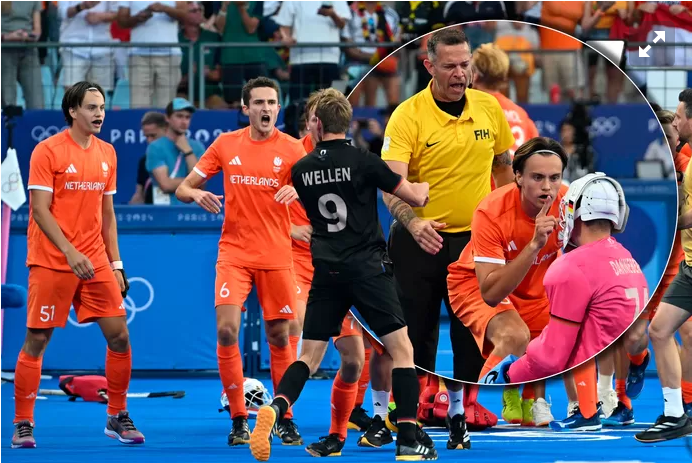 Woede bij Duitse hockeyers na provocatie Telgenkamp: 'Meest onsportieve ooit'