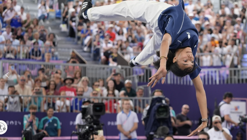 Japan’s b-girl Ami wins Olympic breaking’s first gold medal